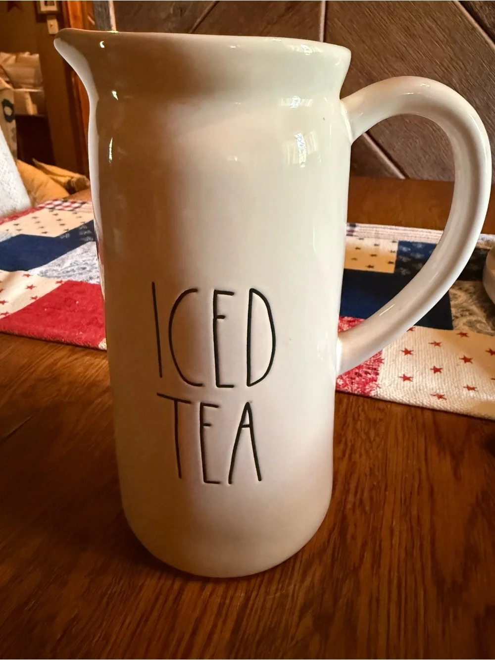 Rae Dunn Iced Tea Pitcher
